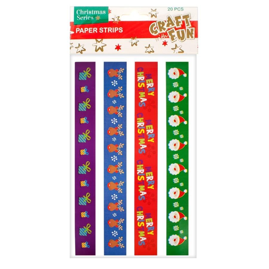 DECORACION AUTOADHESIVA RAYAS NAVIDAD CRAFT WITH FUN 438807